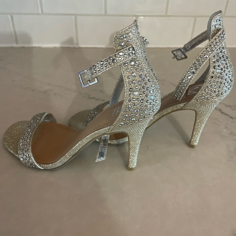 Rhinestone material girl  heels!!! Lots of bling
